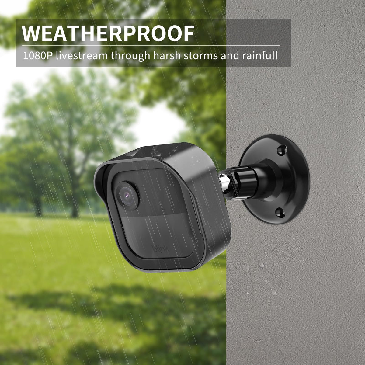 Black 2 Pack Weatherproof Adjustable Camera Mount J952