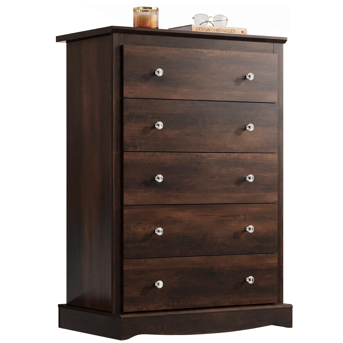 5 Drawer Rustic Brown Dresser C612585