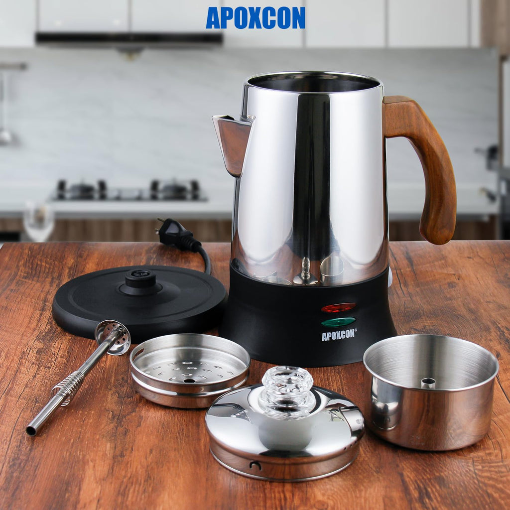 6 Cup Stainless Steel Electric Coffee Percolator L730905