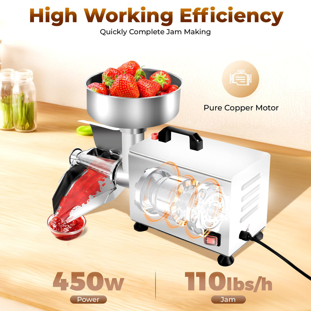 110v 450w Stainless Steel Electric Tomato Strainer R3672