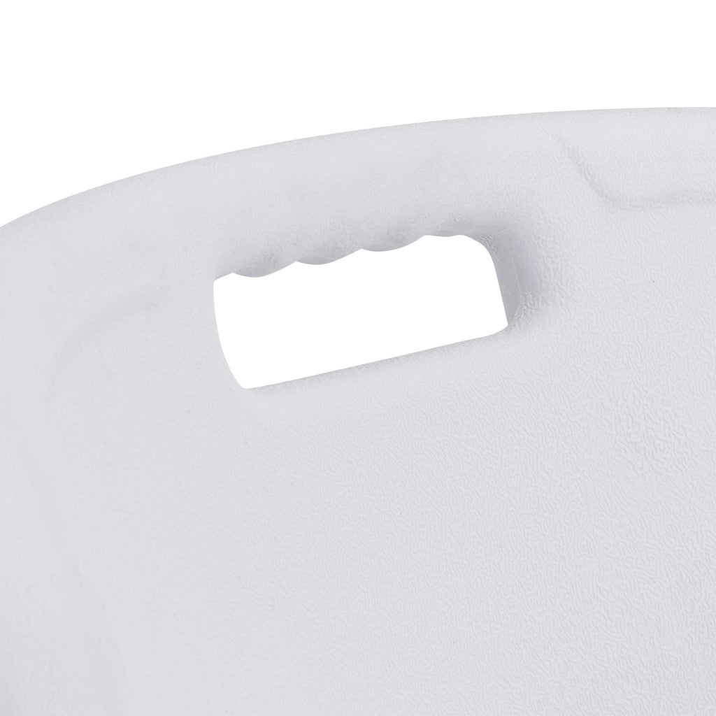 White Plastic Folding Chairs Set of 4 H45906