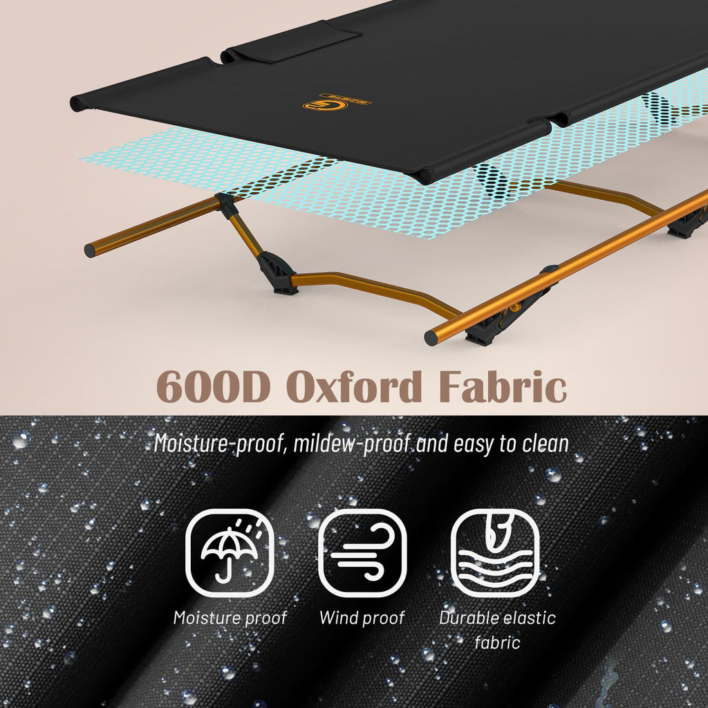 Foldable Camping Cot with Storage Bag M38799