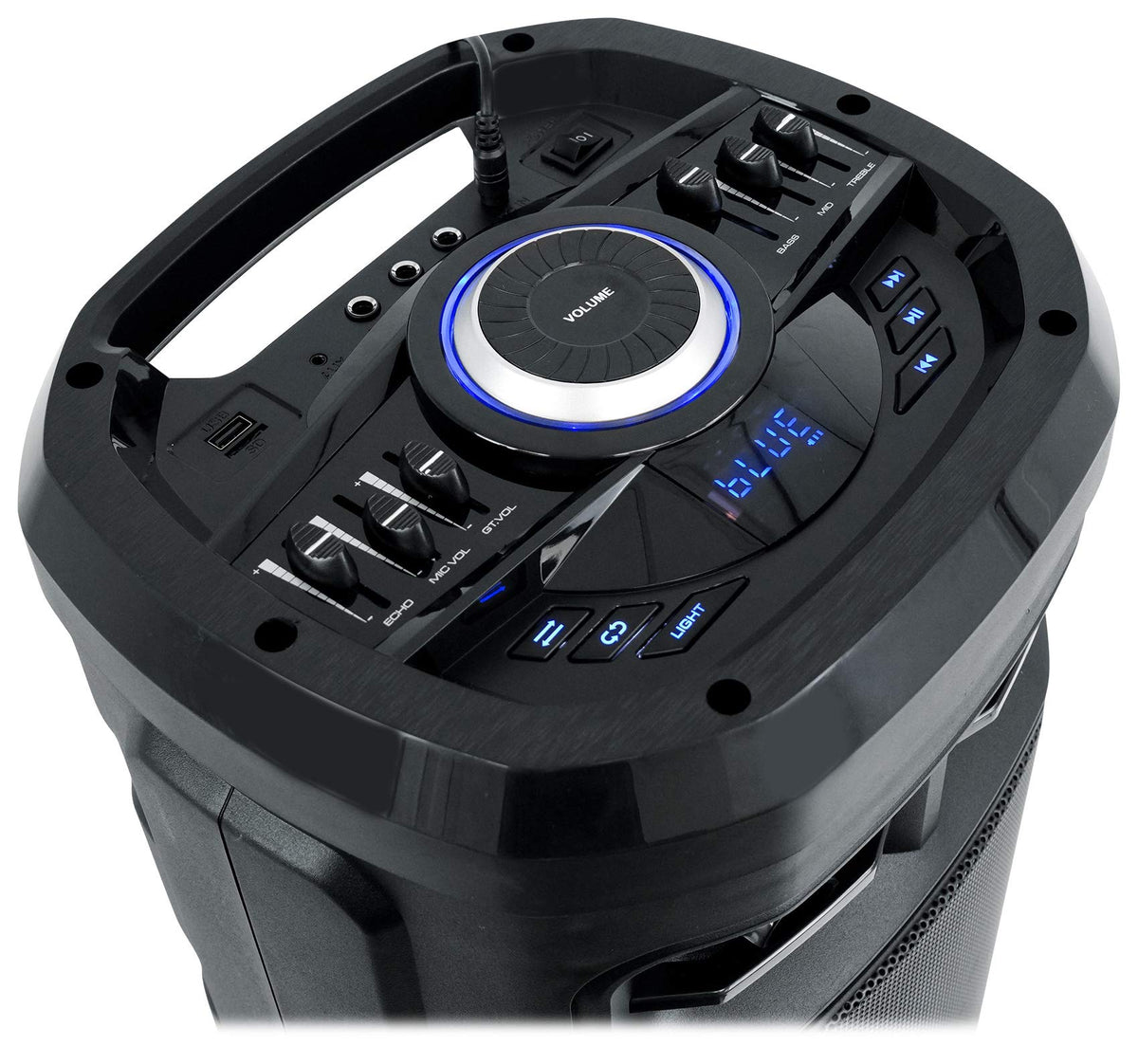 Dual 10" Wireless LED Bluetooth Speaker 2-Pack I4847