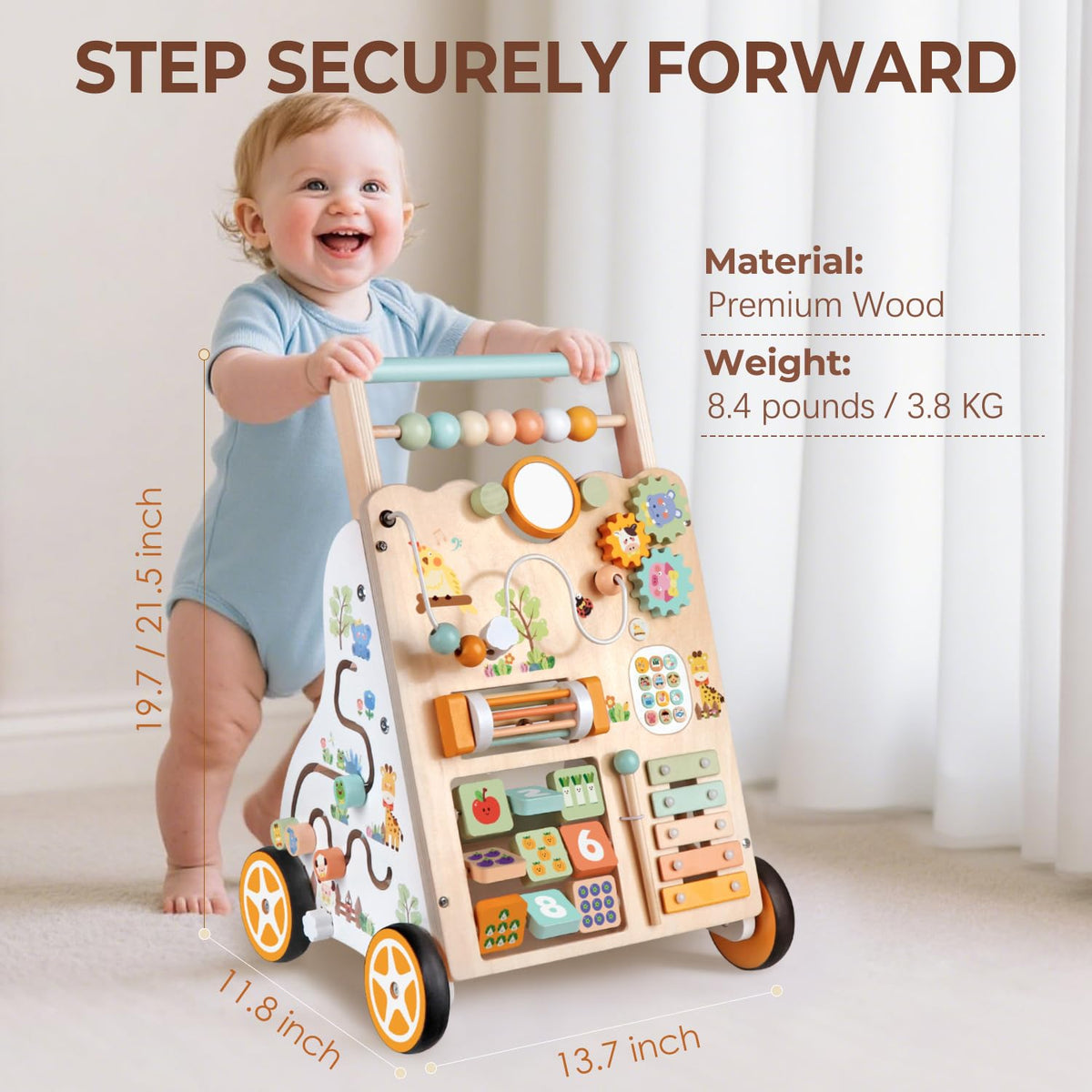 Wooden Baby Walker F9903