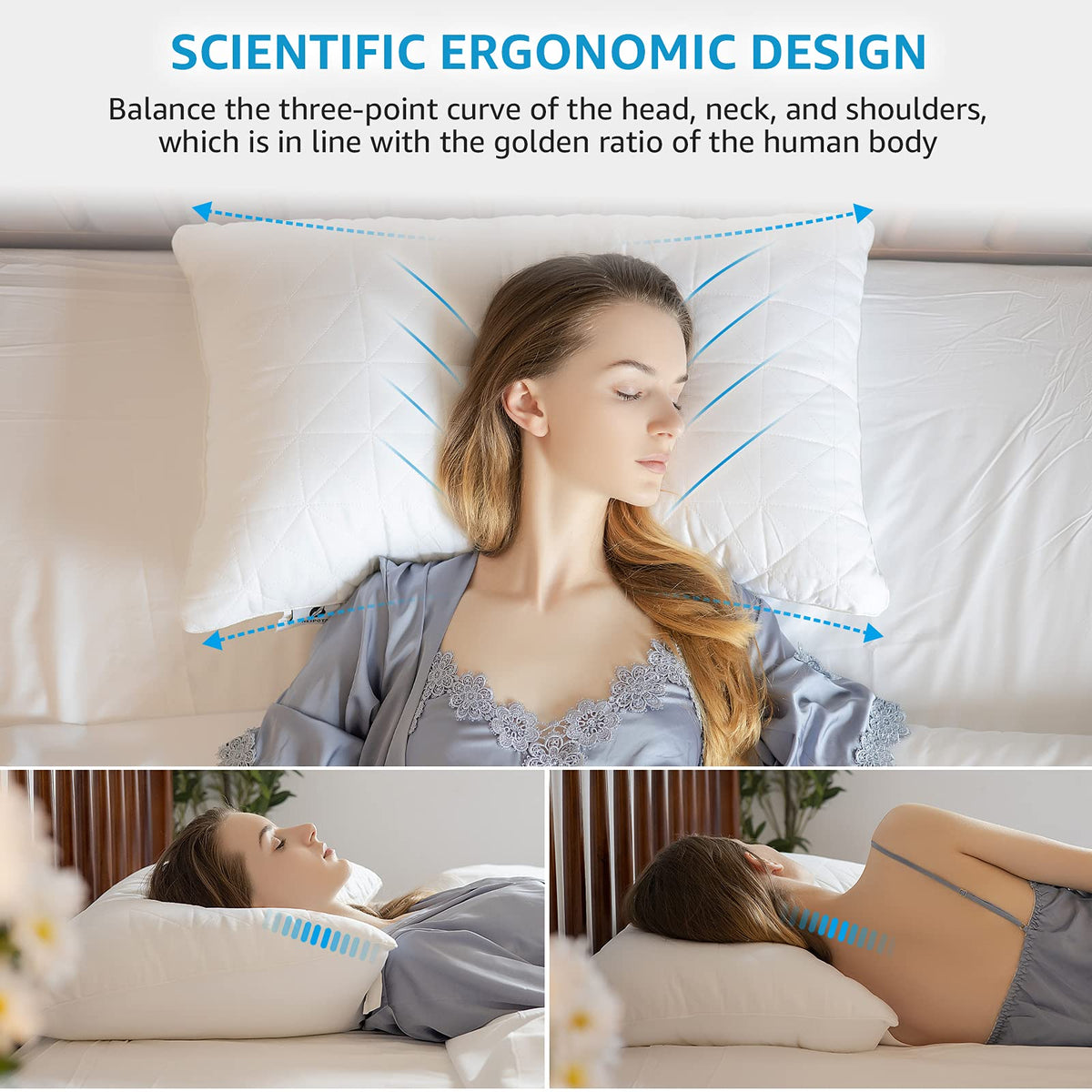 King Size Down Alternative Pillows Set of 2 G868875
