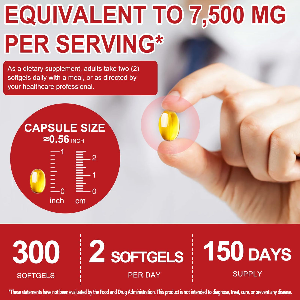 Aged Garlic Extract Capsules 7,500mg Q299325