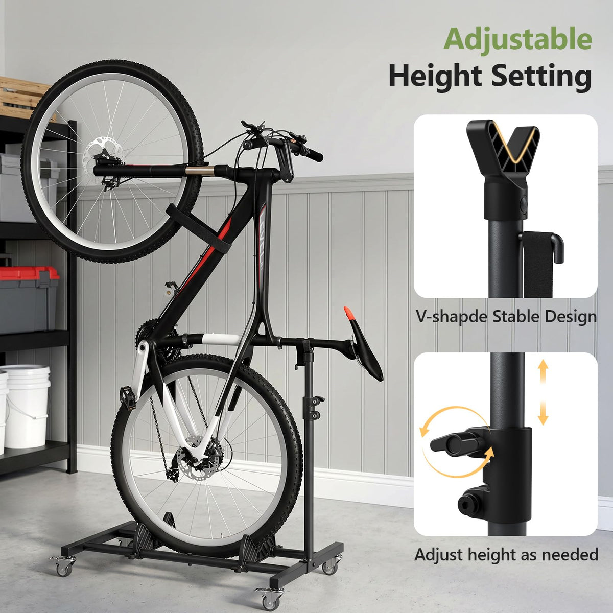 Freestanding Black Bike Stand M31023