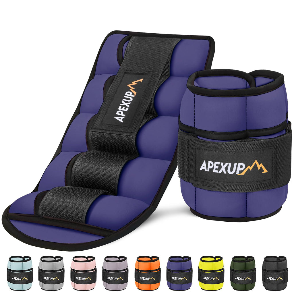 10lbs/Pair Adjustable Ankle Weights & 5lbs Weighted Vest T101274