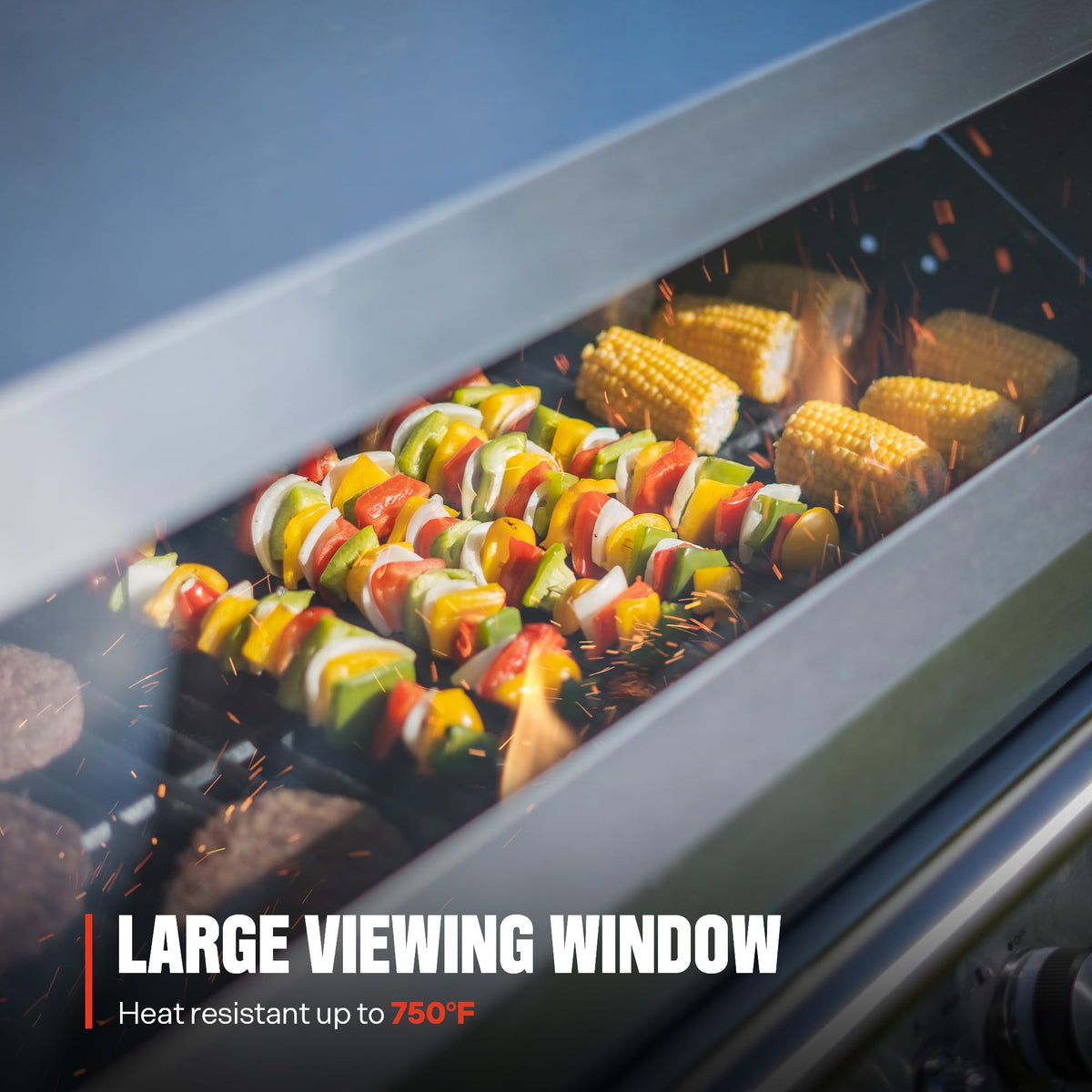 6+1 Burner Stainless Steel Propane Gas Grill with Side Sear Burner C2889