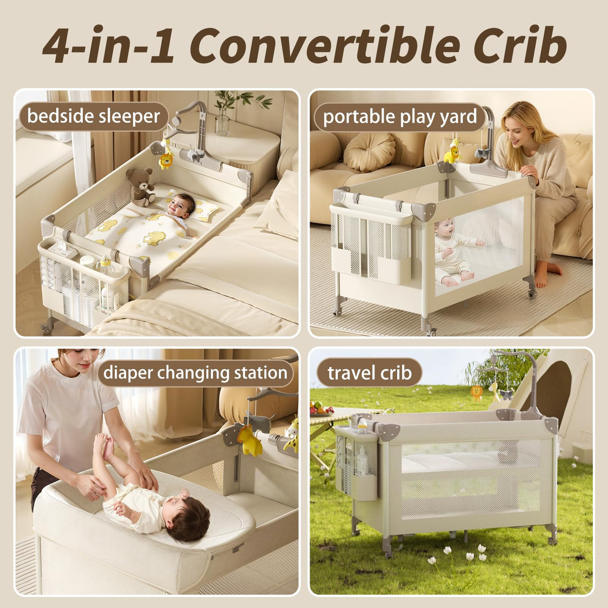4-in-1 Pack and Play with Bassinet P247244