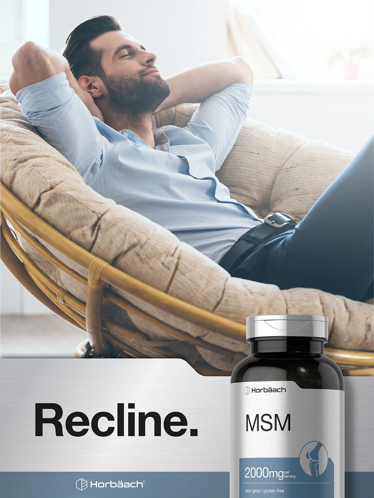 MSM Methylsulfonylmethane 2000mg 250 Capsules X576118