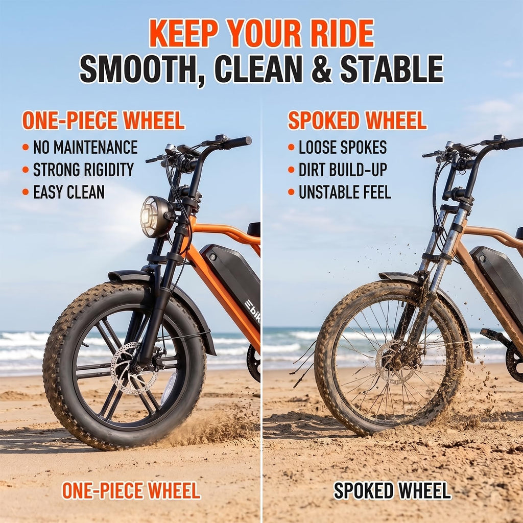 Electric Bike 2000W Peak Motor 48V Removable Battery U172