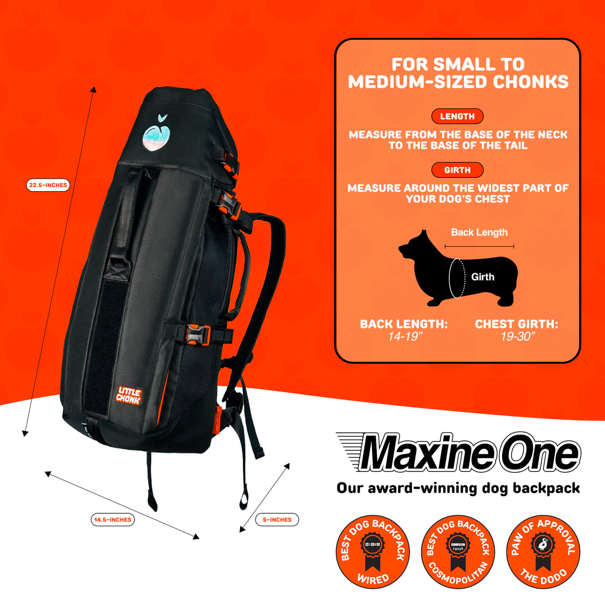 Dog Backpack Carrier A353