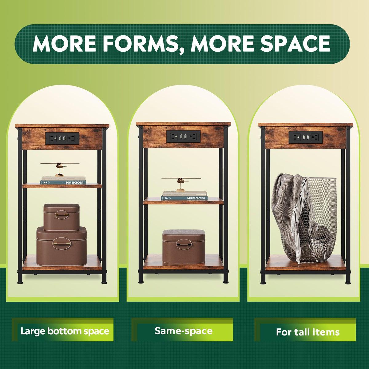 End Table with Charging Station O238729