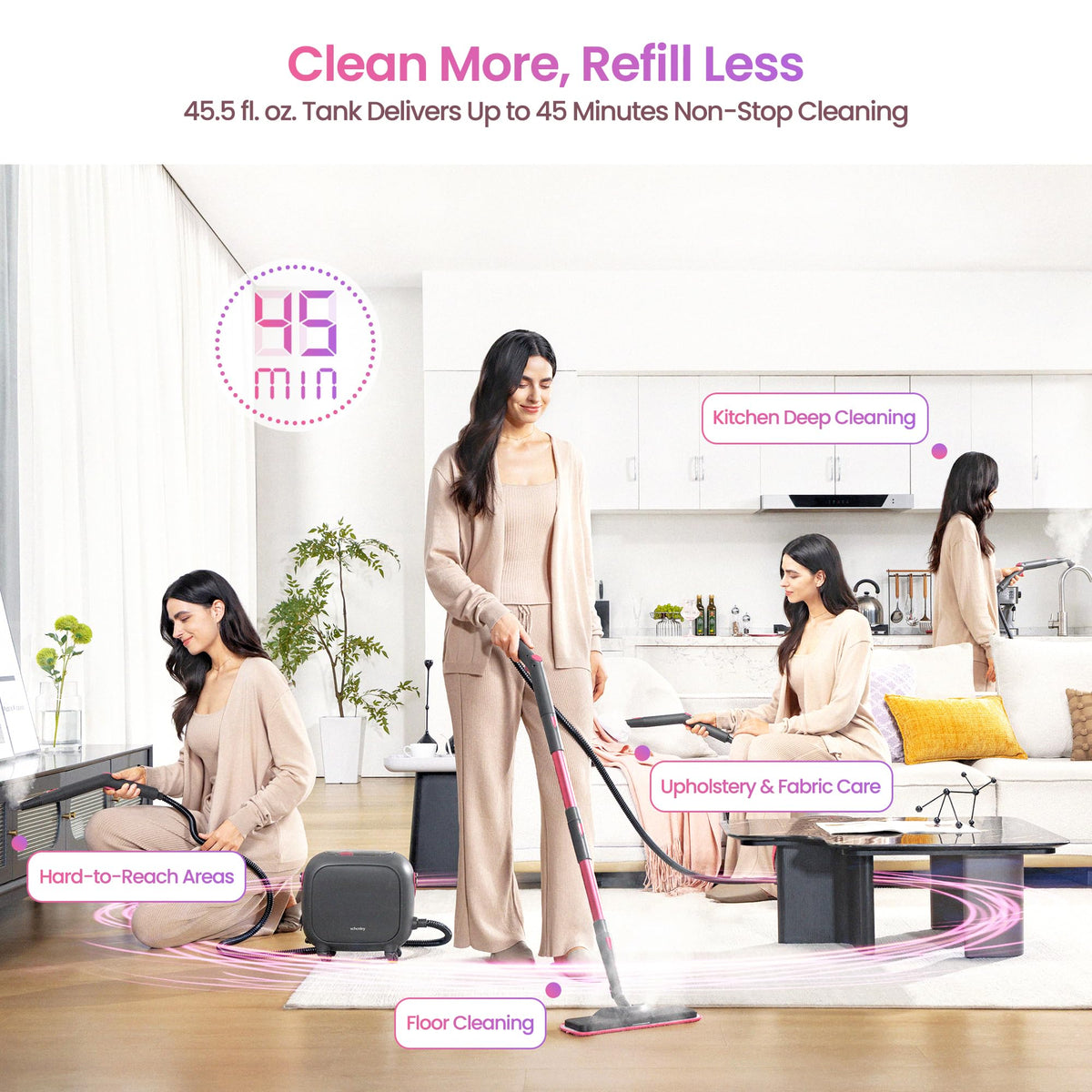 21-in-1 Steam Cleaner W788