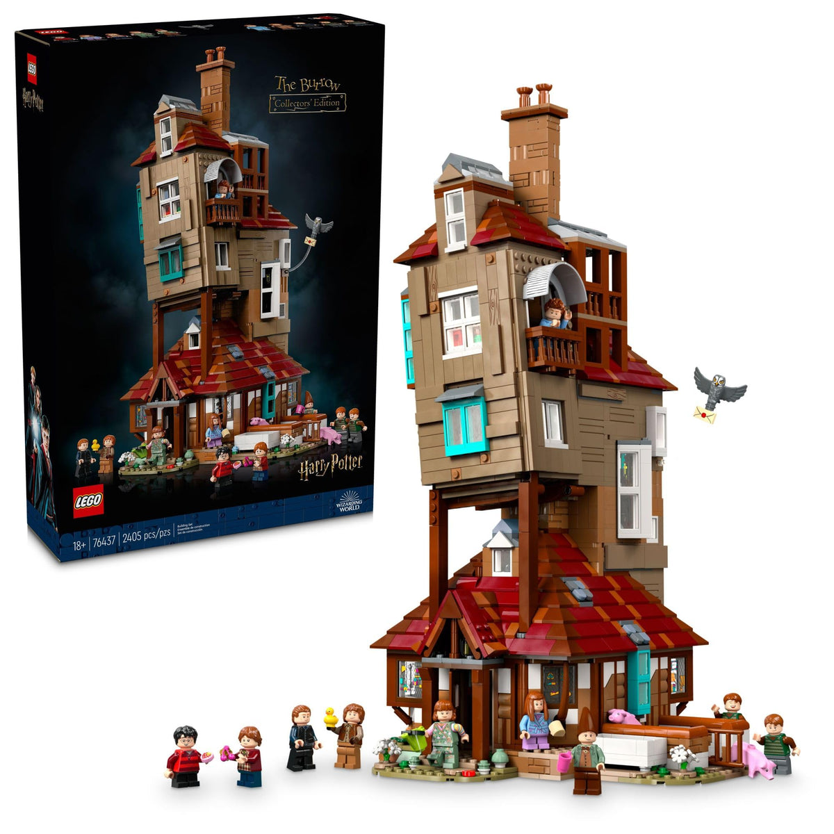 Harry Potter The Burrow Building Set with 10 Minifigures L844372