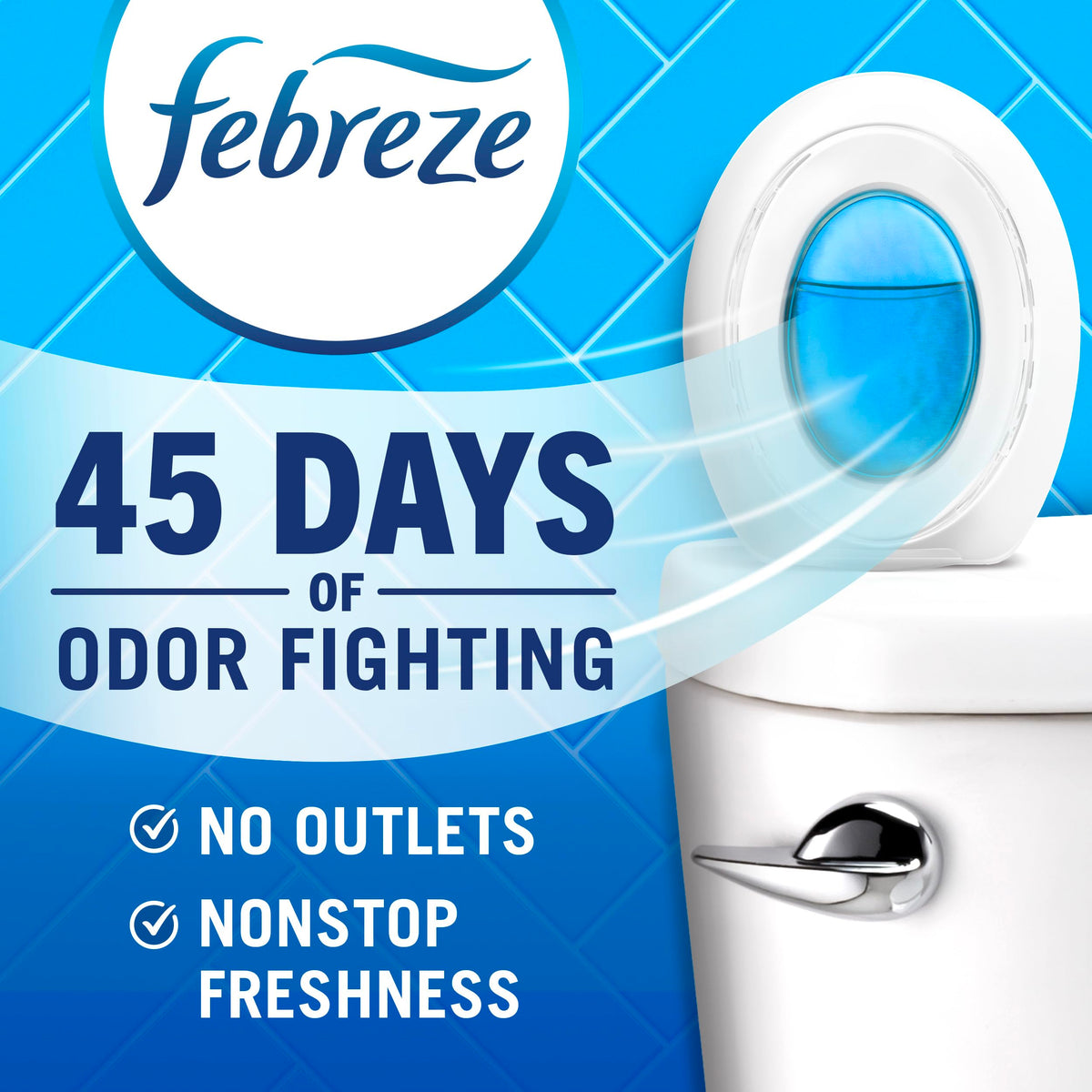 Bathroom Air Freshener Linen & Sky Scent 4 Count E349