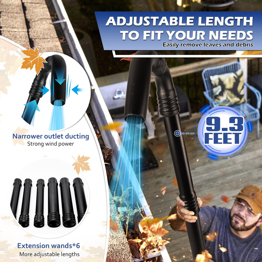 Universal Gutter Cleaning Tools for Leaf Blowers D25086