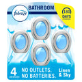 Bathroom Air Freshener Linen & Sky Scent 4 Count E349