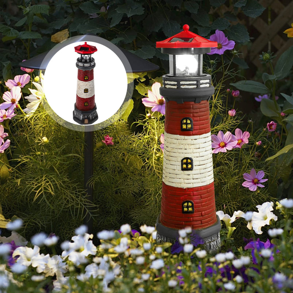 Solar Lighthouse Statue 14.76 Inch I550326
