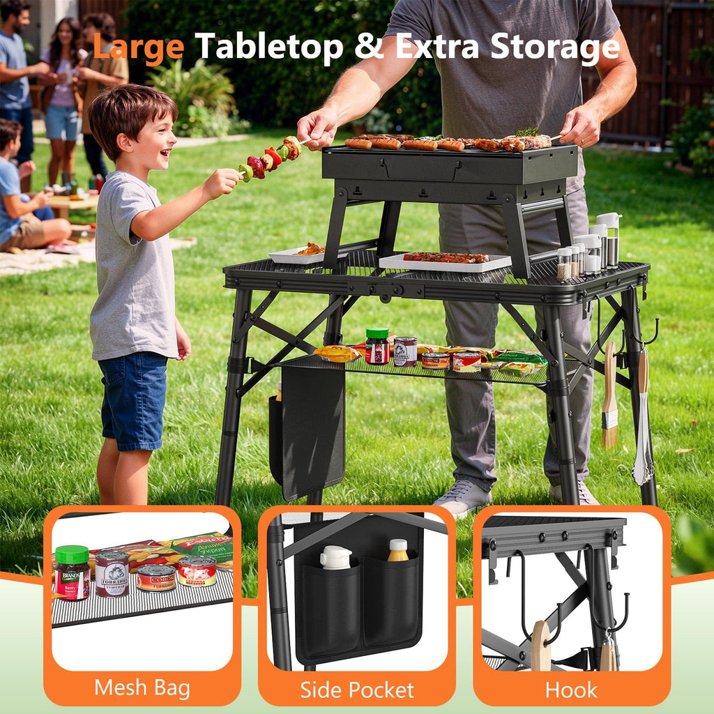 Portable Folding Grill Table L56023