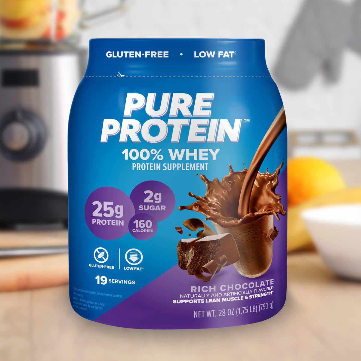 Whey Protein Powder Rich Chocolate 25 g Protein D35219