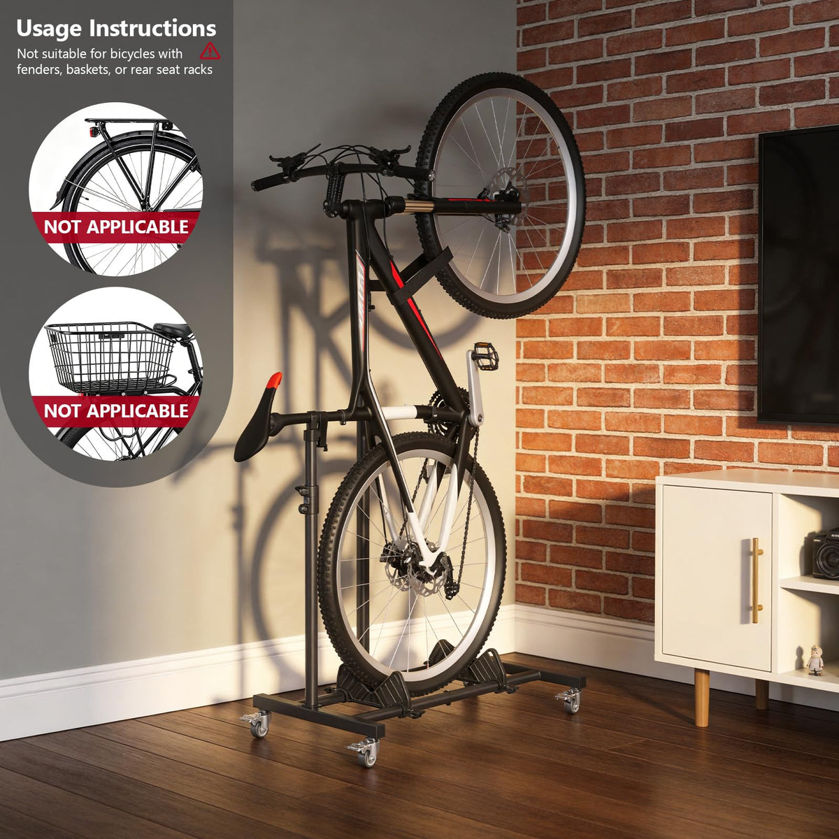 Freestanding Black Bike Stand M31023