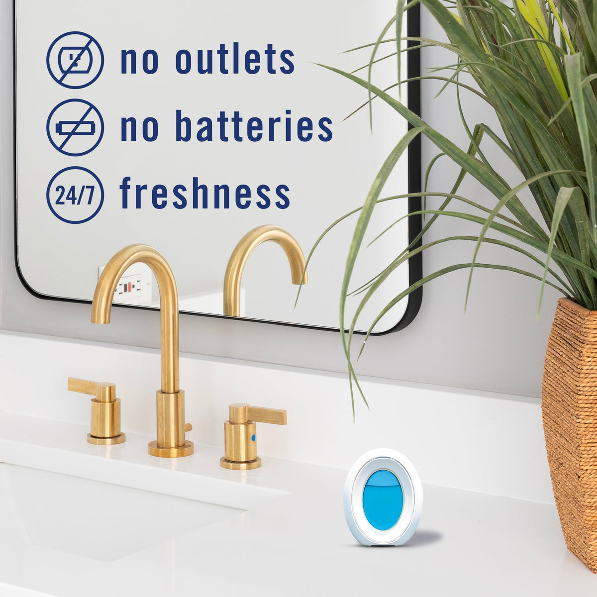 Bathroom Air Freshener Linen & Sky Scent 4 Count E349