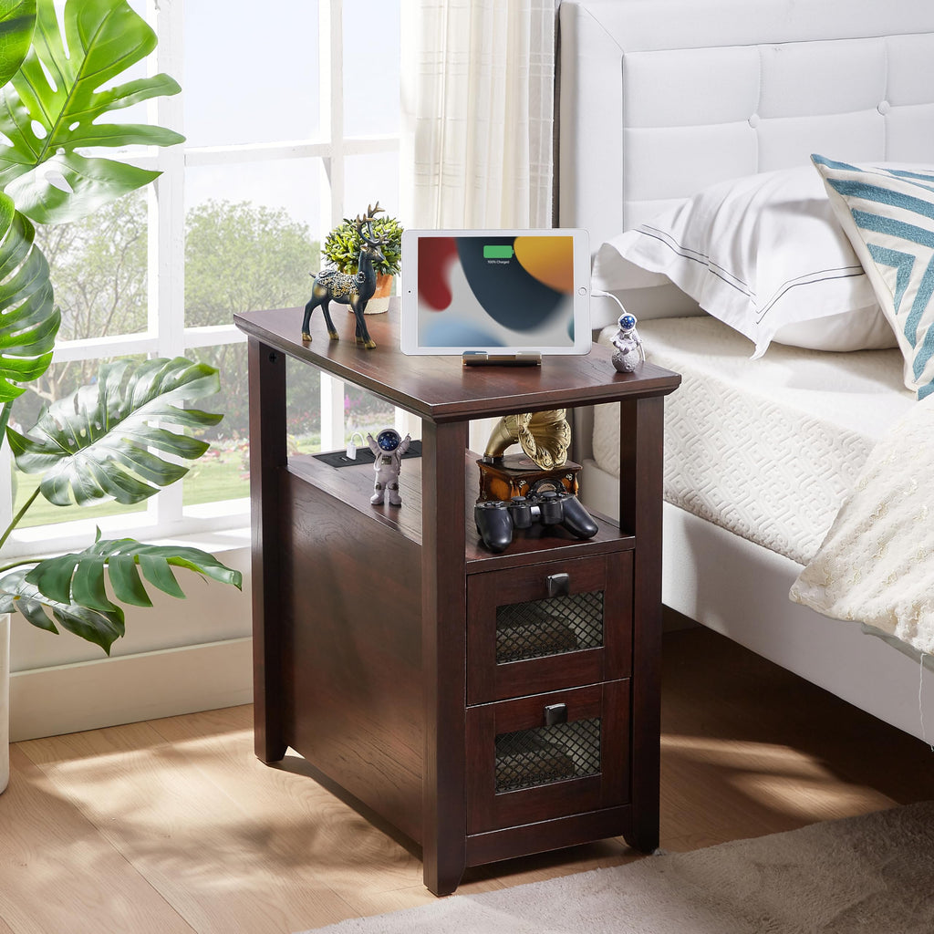 XXL End Table with Charging Station G764