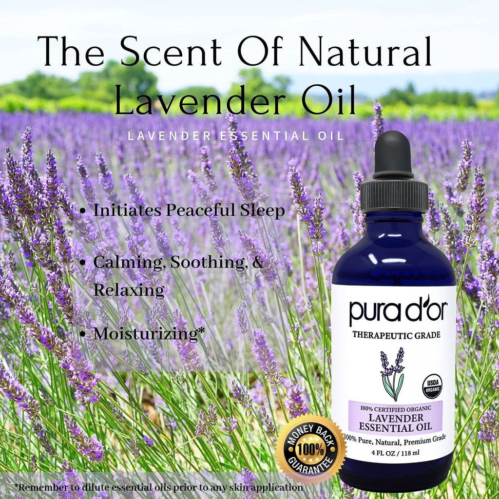 Organic Lavender & Lemongrass Essential Oils Bundle K4211