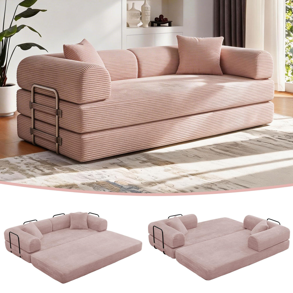 78 inch Sofa Bed Sleeper Couch W79282