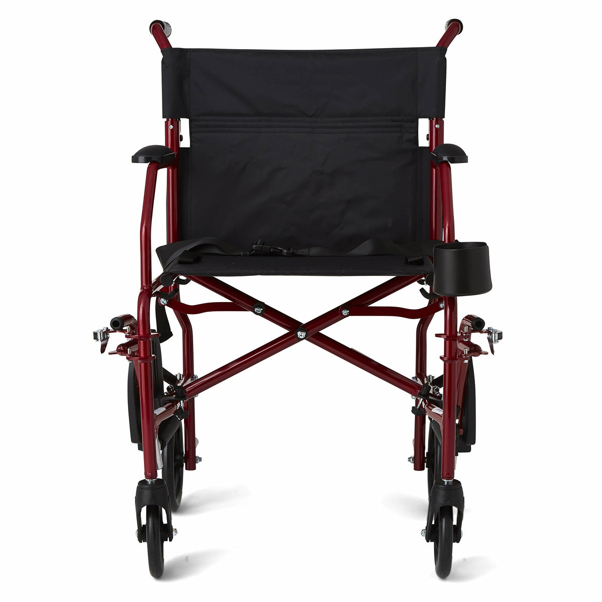 Ultra Lightweight Foldable Transport Wheelchair 19-Inch Seat Y48340