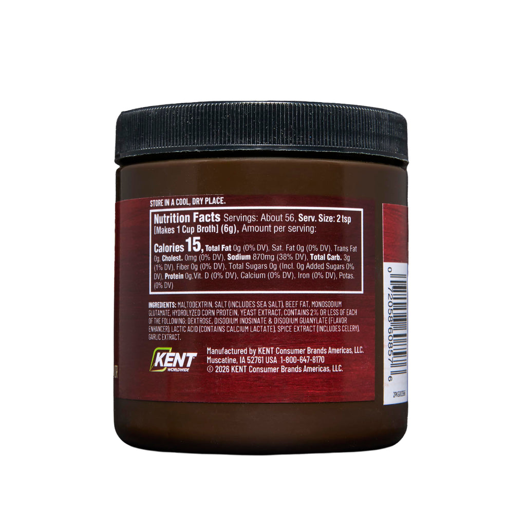 Beef Broth Base Granulated Bouillon Seasoning 12 oz Jar T515