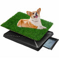 25"×20" Washable Dog Grass Pad with Tray X72722
