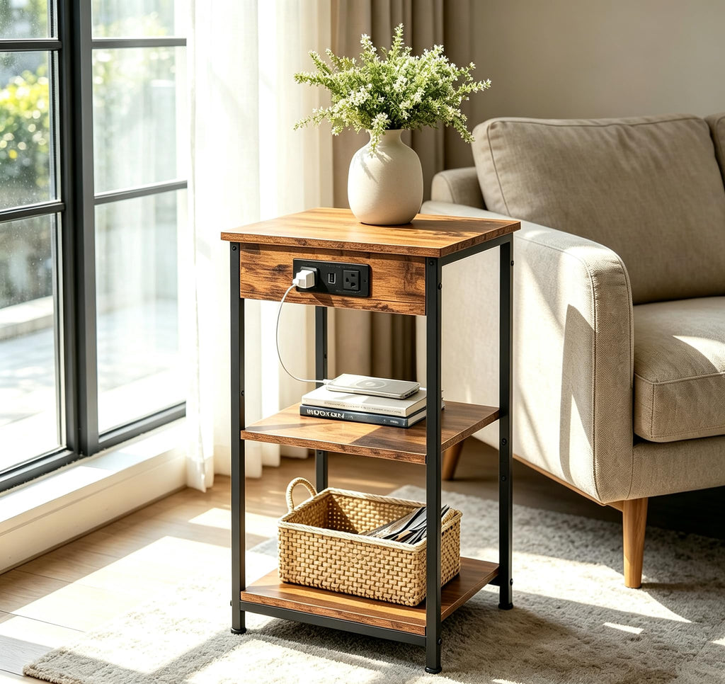 End Table with Charging Station O238729