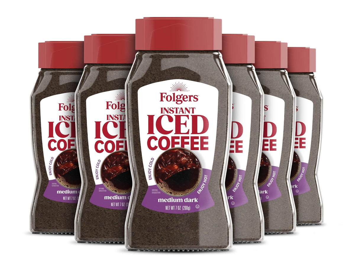 Instant Iced Coffee 7 Ounce Jar Pack of 6 E5117