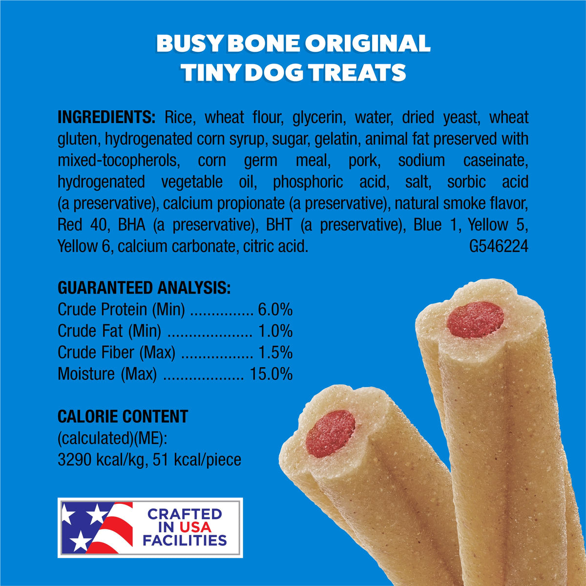 Dog Chew Treats 60 ct Pouch L9942