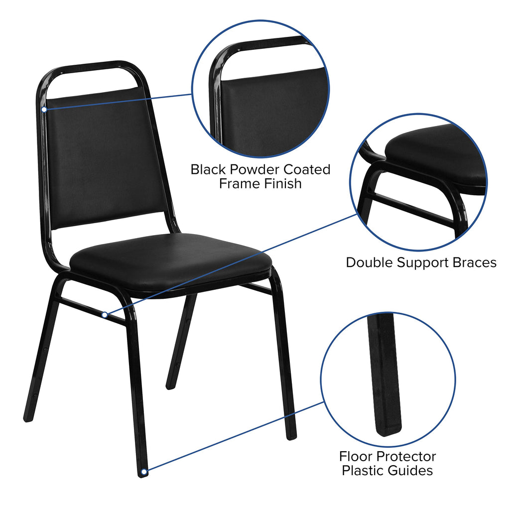 Black Stackable Banquet Chair J7125