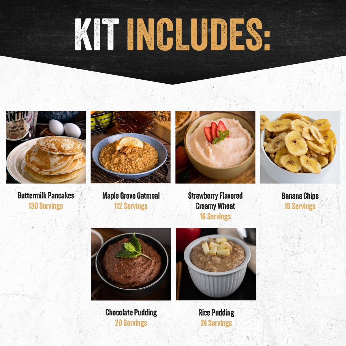 3-Month Emergency Food Supply 846 Servings F308473