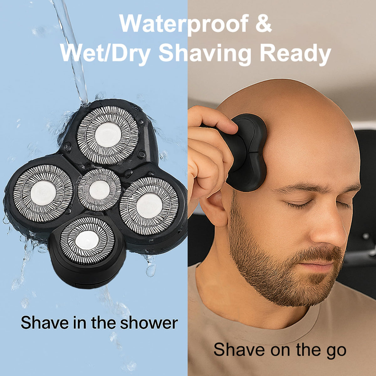 5 Pack Replacement Blades for Electric Head Shavers O694