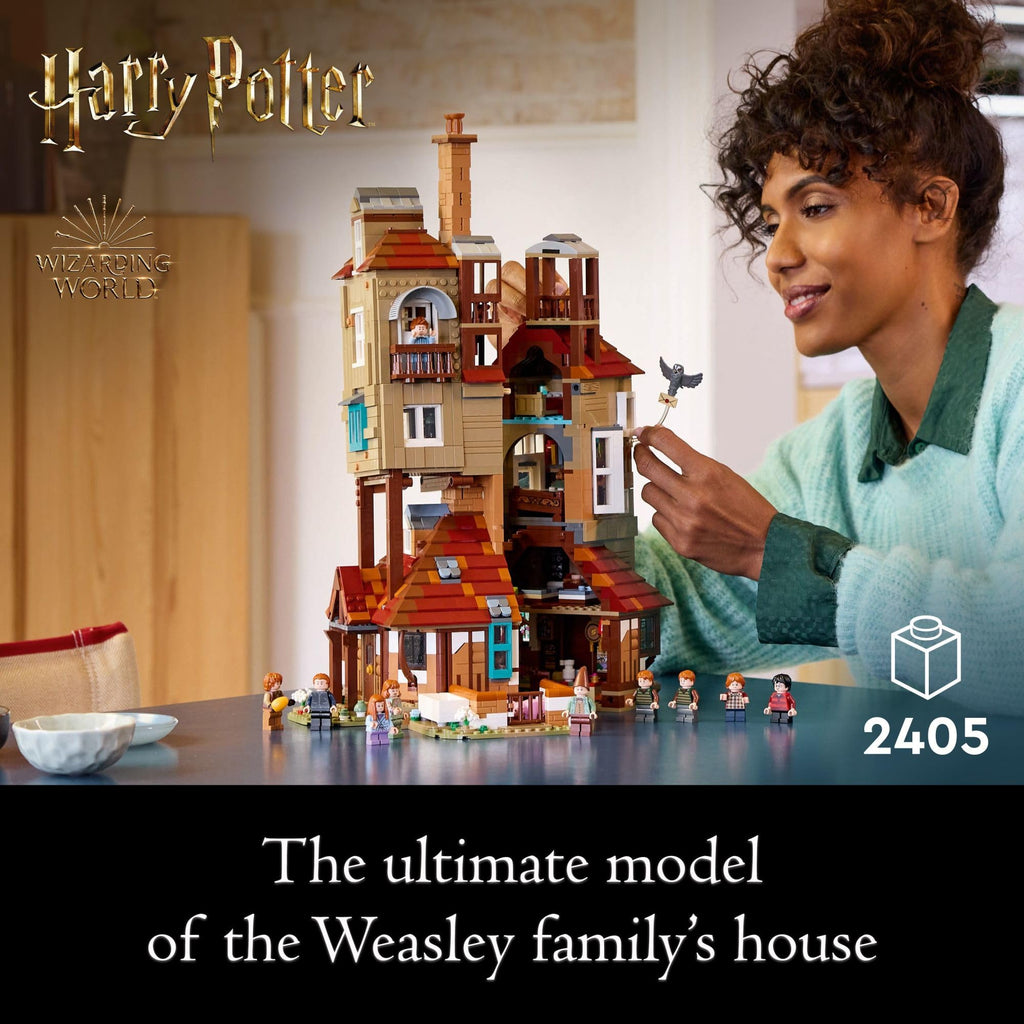 Harry Potter The Burrow Building Set with 10 Minifigures L844372