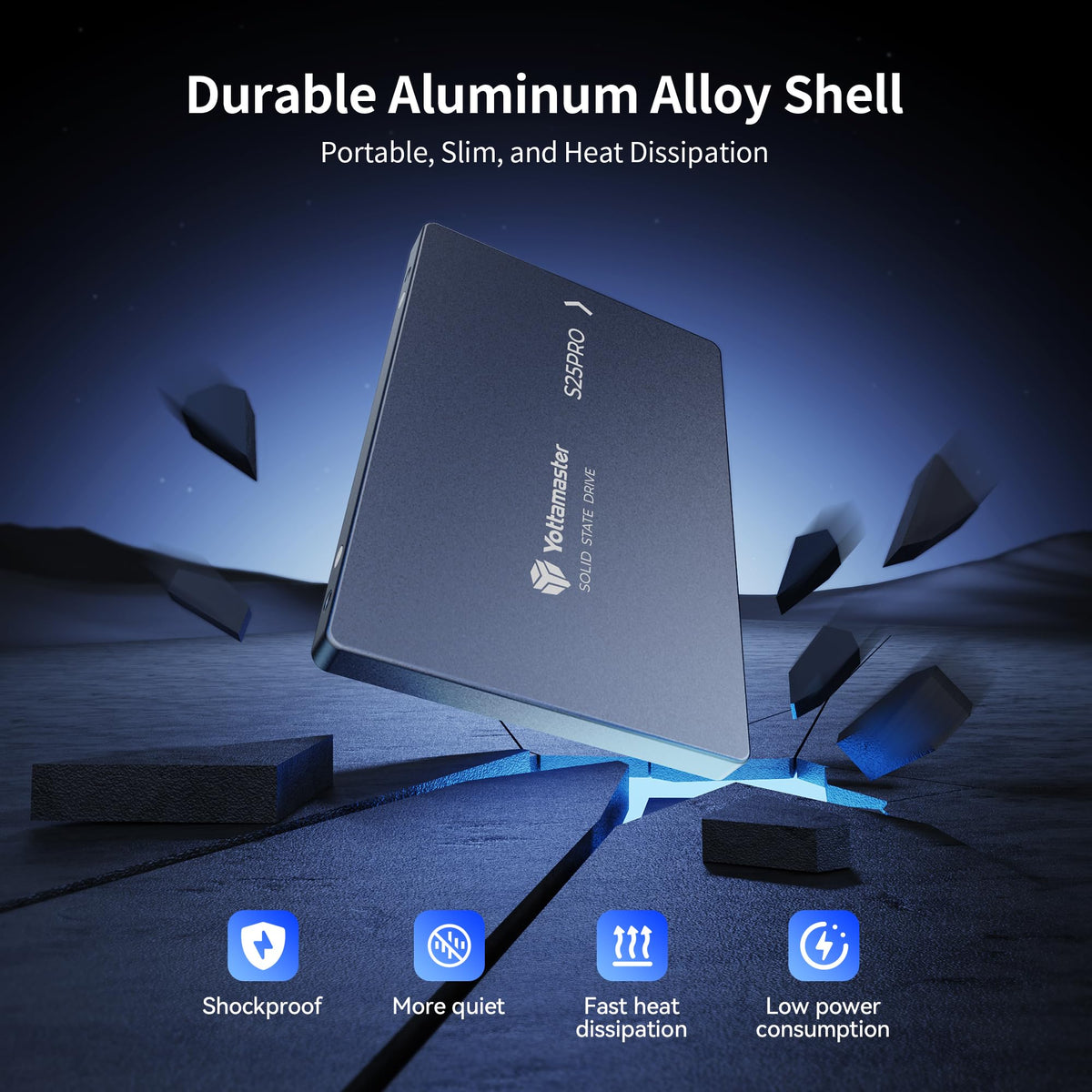 1TB 2.5" SATA III Aluminum Internal SSD B498