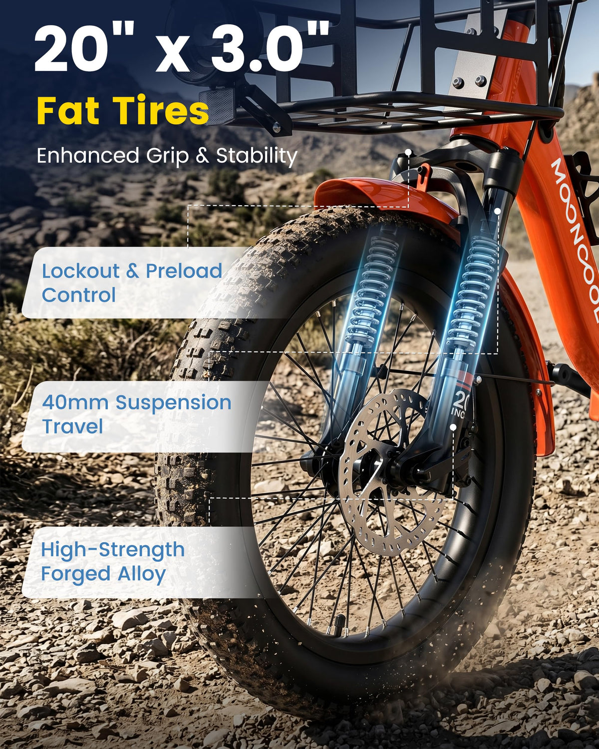 Electric Trike for Adults, 500W 20" Fat Tire Folding Tricycle R7652