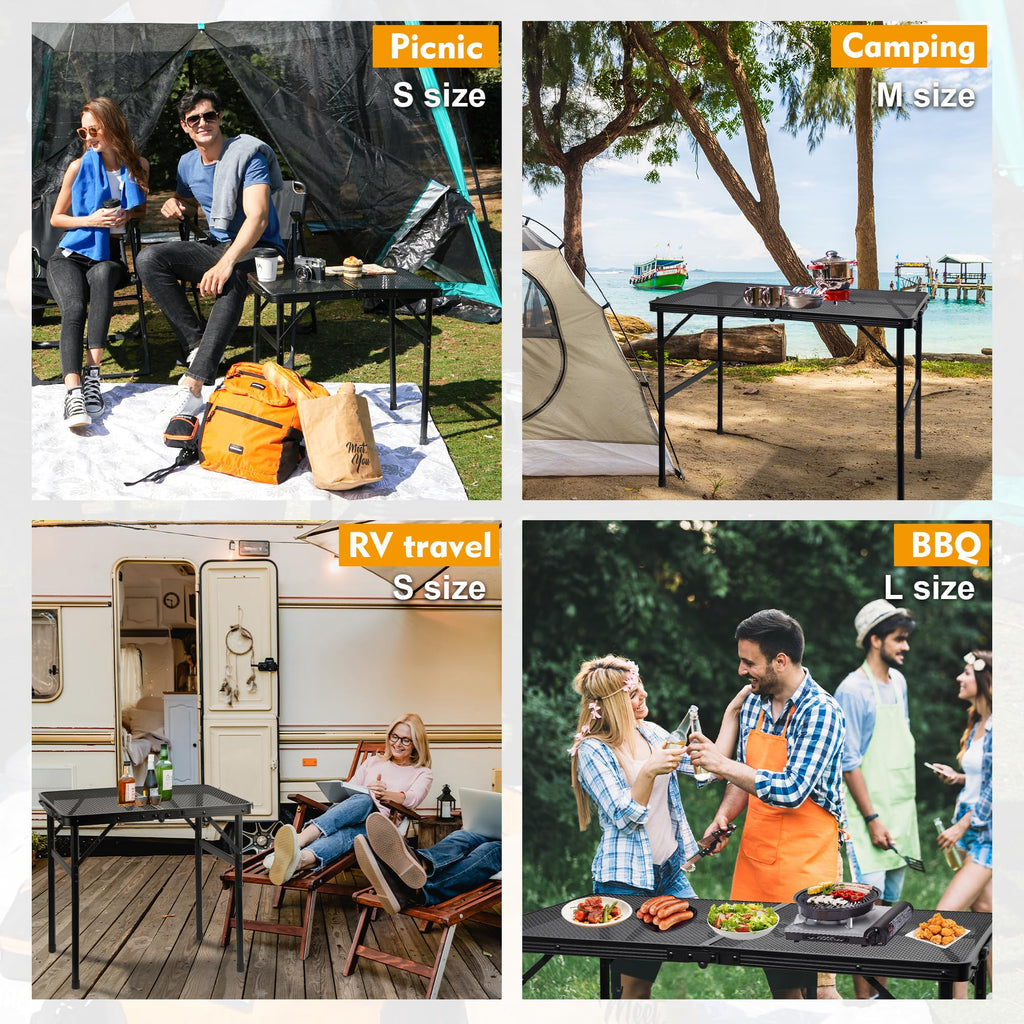 Folding Camping Grill Table E442546