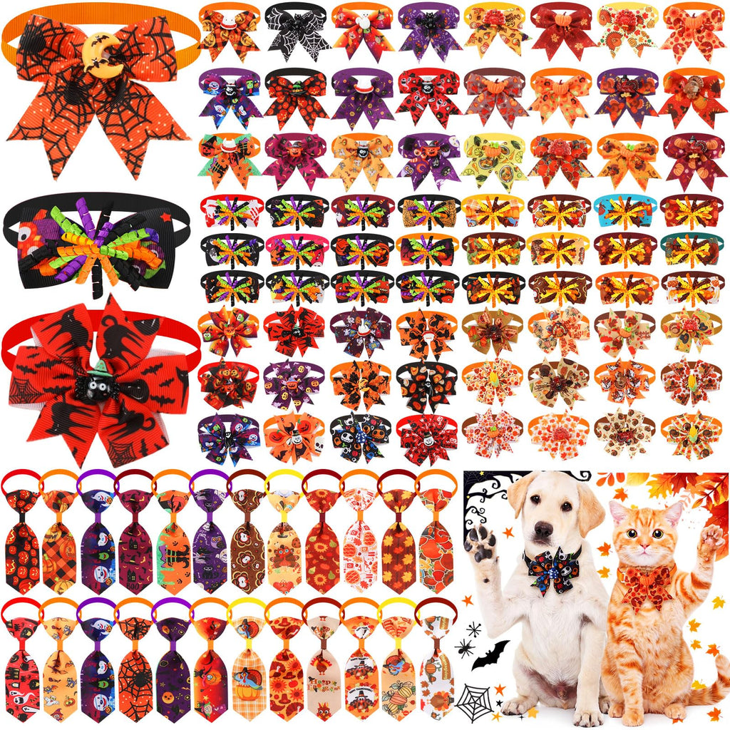 100 Pcs Dog Bow Tie W178