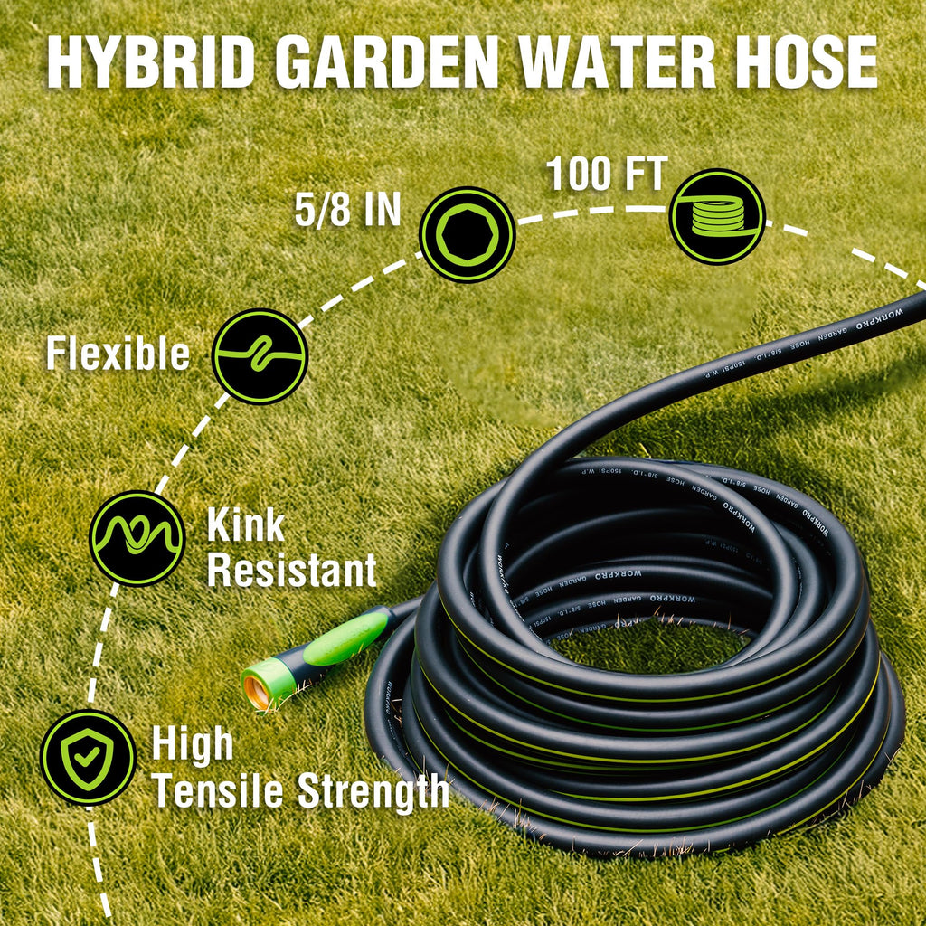 Heavy Duty Garden Hose 5/8" x 100ft S18313